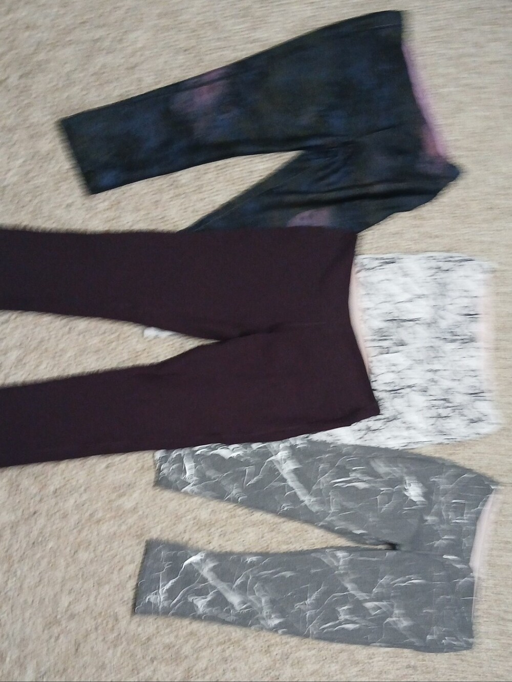 Marika Sport Women's Stretch Active Leggings - Black, Purple, Gray